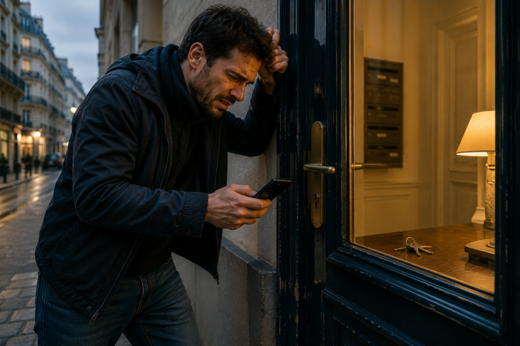 Un habitant demande une ouverture de porte claquée dans paris 10
