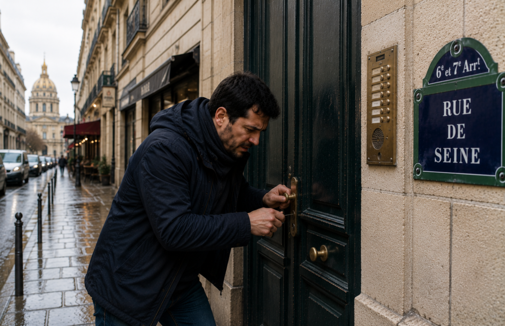 Ouverture de Porte Claquée Paris 7 : un locataire ne peut plus rentrer chez lui